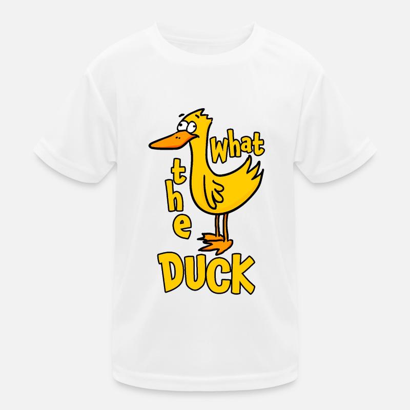 Was die Ente Kinder Funktions-T-Shirt