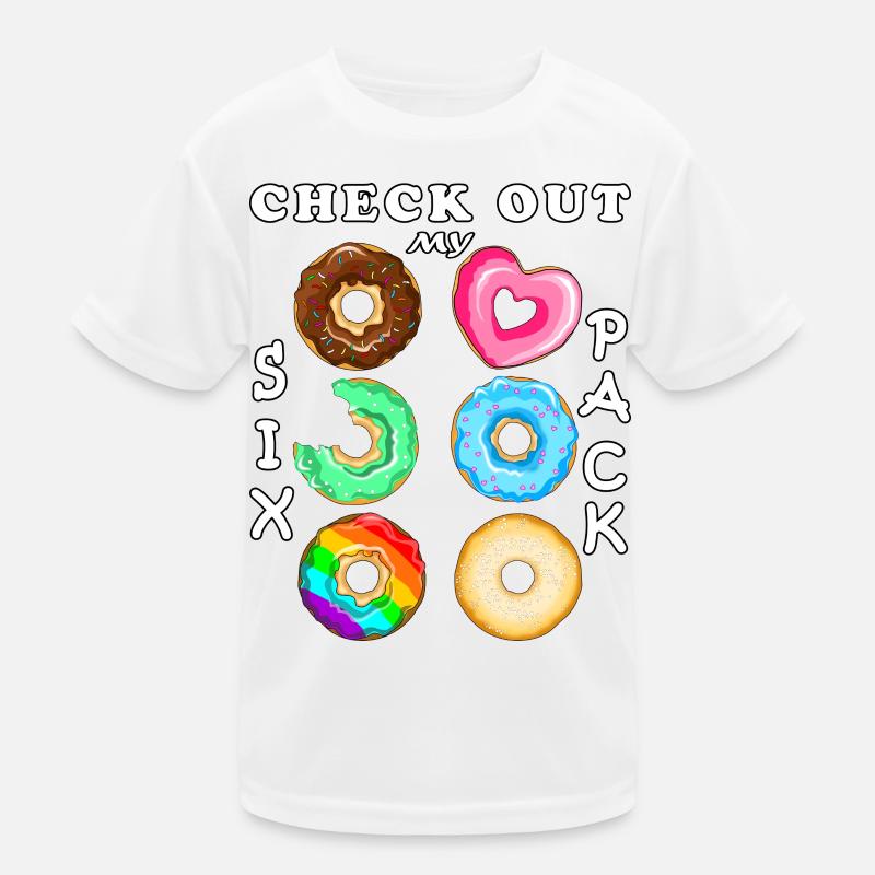 Découvrez mes beignets Sixpack T-shirt sport Enfant
