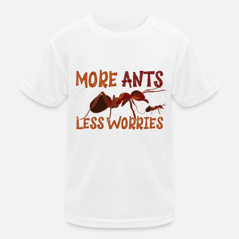 Plus de fourmis Moins de soucis Ameisen Farm T-shirt sport Enfant