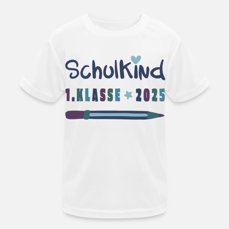 Schulkind - 1. Klasse - Schulanfänger 2025 Kinder Funktions-T-Shirt