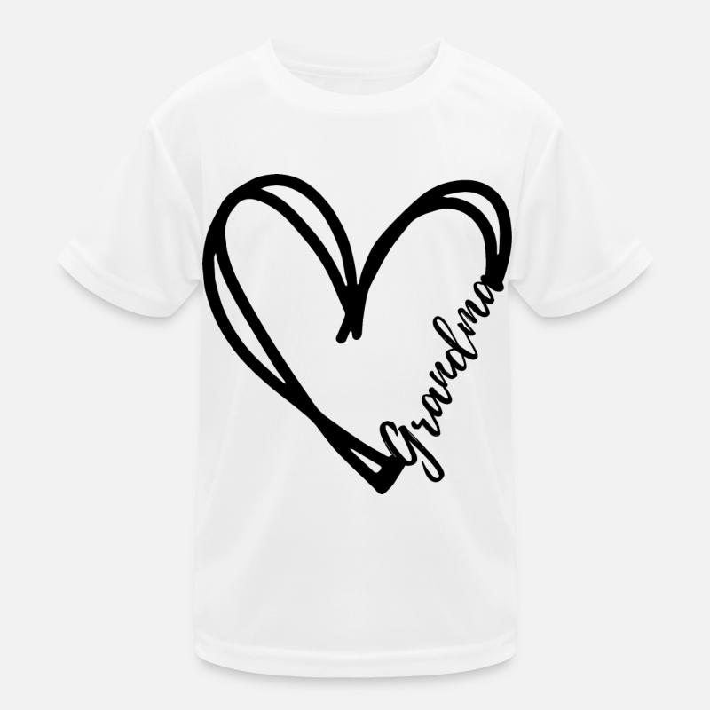ICH LIEBE OMA. OMA GESCHENK. Kinder Funktions-T-Shirt