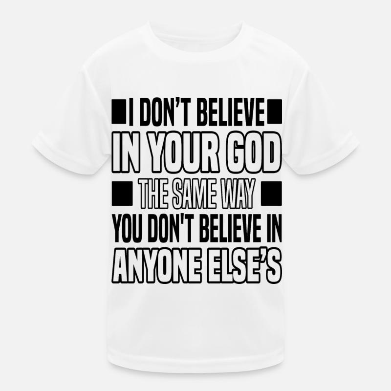 Atheismus Kinder Funktions-T-Shirt