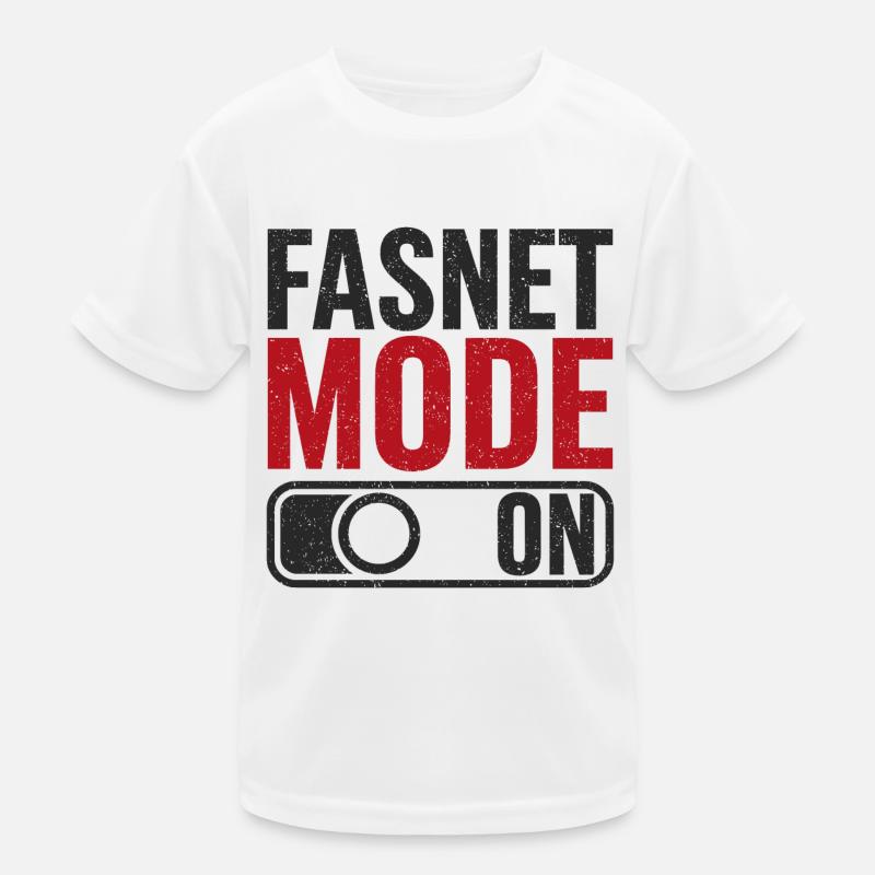 Fasnet Mode On Kinder Funktions-T-Shirt