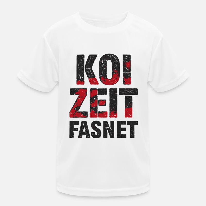 Koi Zeit Fasnet - Carnival Carnival Kids Functional T-Shirt