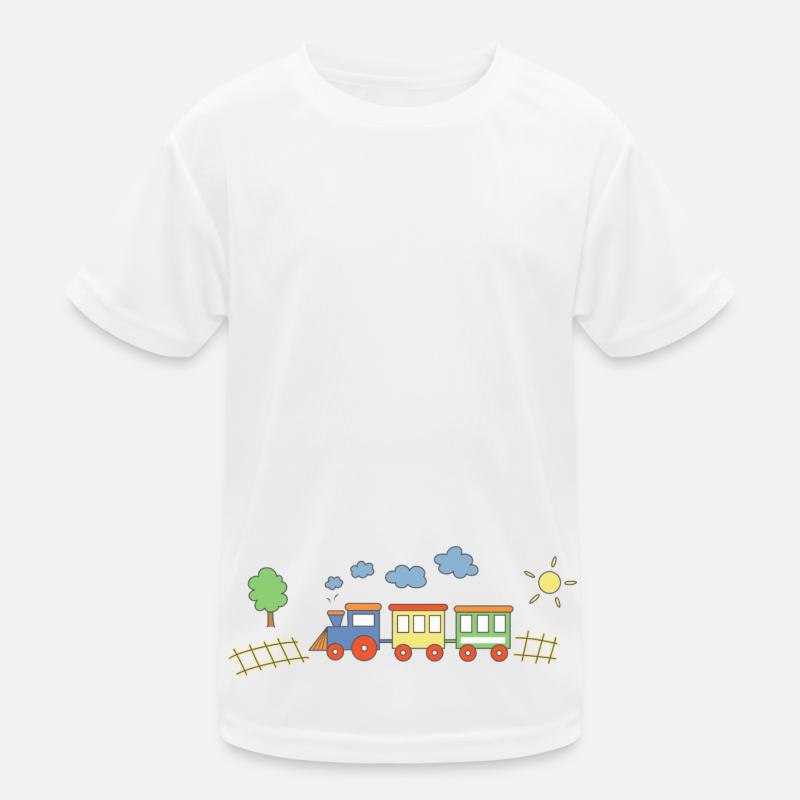 Train avec wagons T-shirt sport Enfant