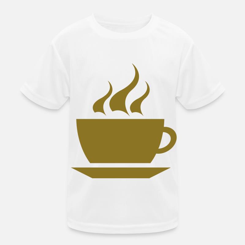 coffee cup tea cafe Kinder Funktions-T-Shirt