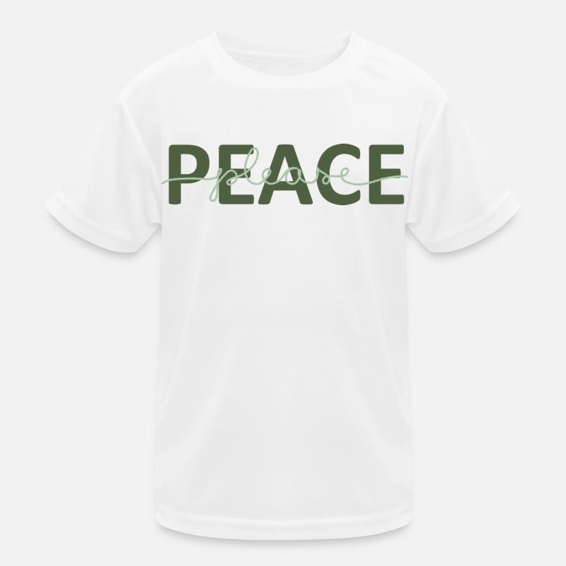 Paix s’il vous plaît T-shirt sport Enfant
