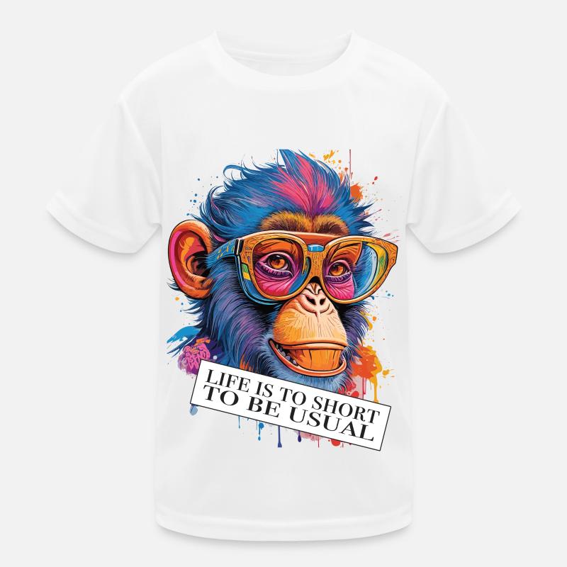 Singe dicton et attitude ambigus T-shirt sport Enfant