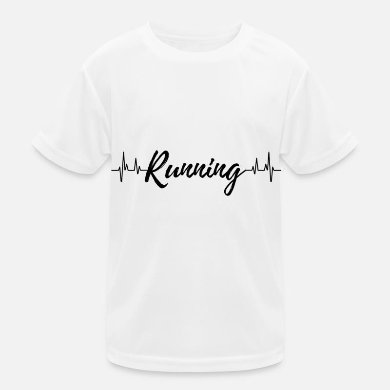 Running Heartbeat Kinder Funktions-T-Shirt