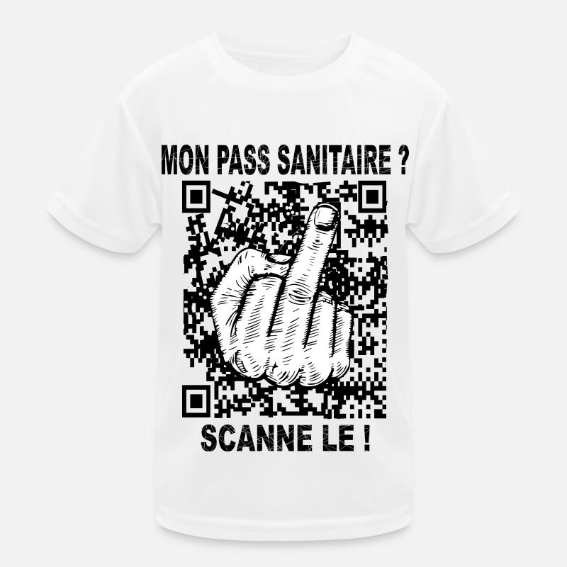 Mon pass sanitaire ? Scanne le ! T-shirt sport Enfant