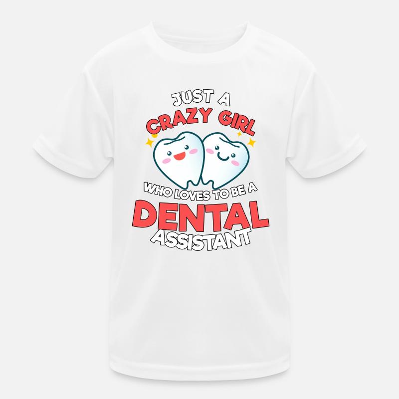 Dentiste Assistant dentaire Profession Pratique I Cadeau T-shirt sport Enfant