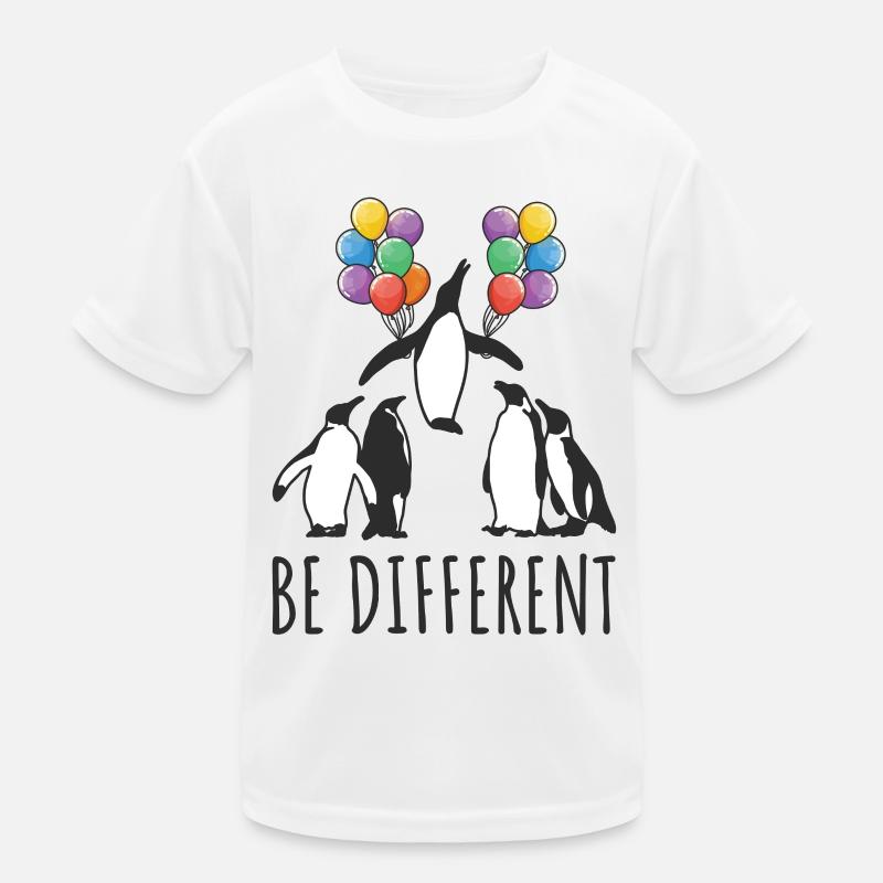Soyez différent Motivation Penguin Creative People T-shirt sport Enfant