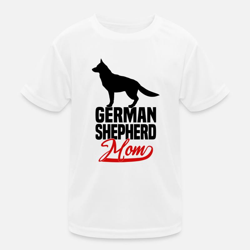 German Shepherd Mom Kinder Funktions-T-Shirt