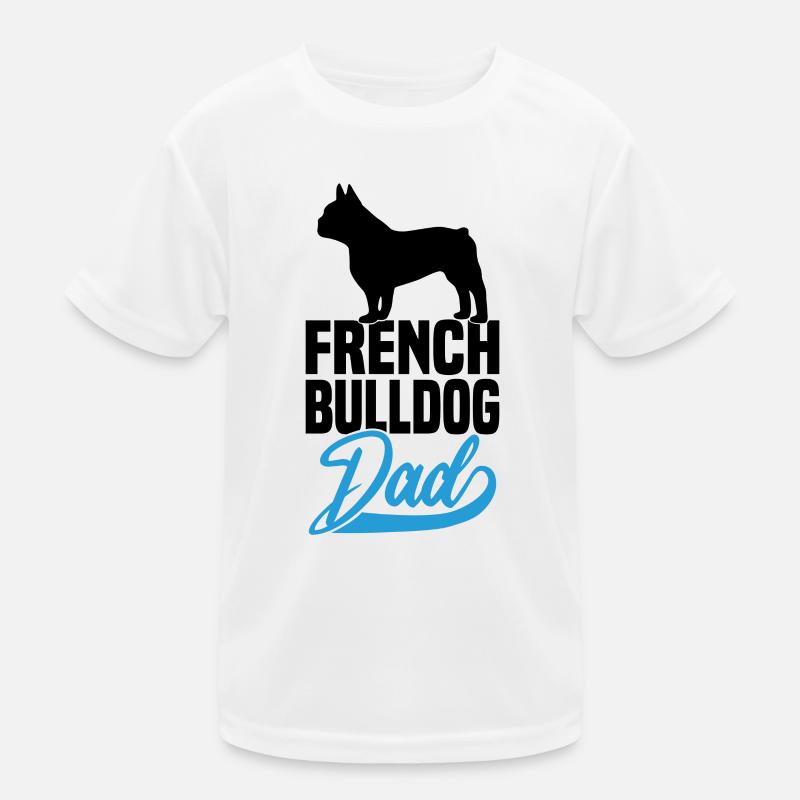 Papa bouledogue français T-shirt sport Enfant