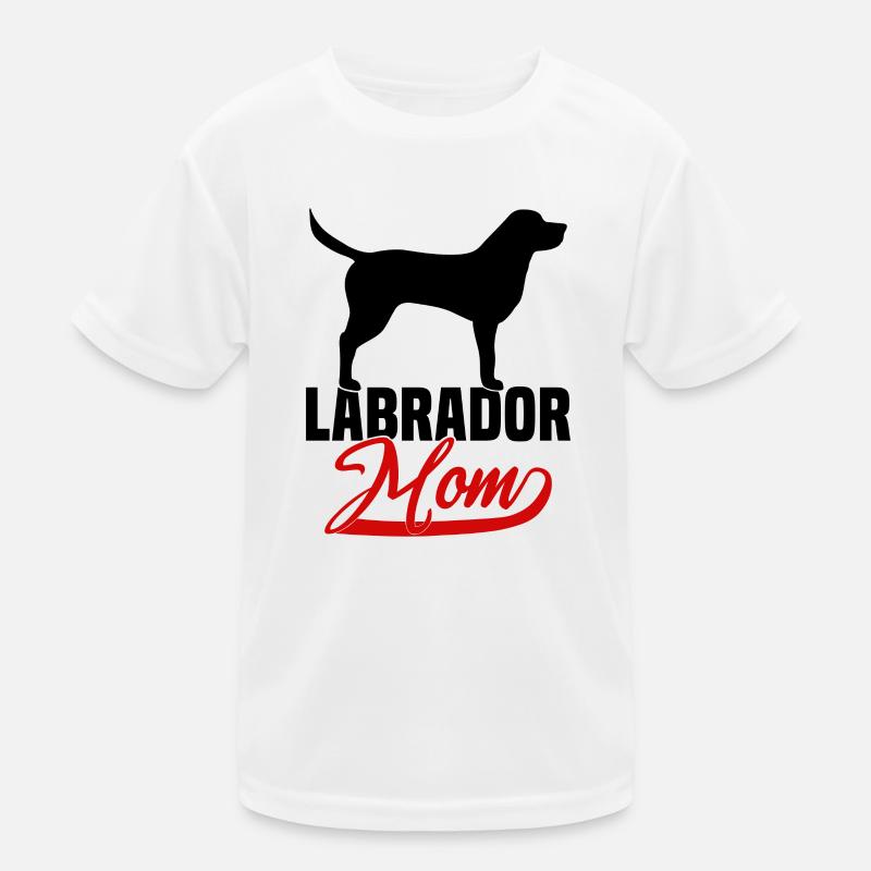 Labrador Mom Kinder Funktions-T-Shirt