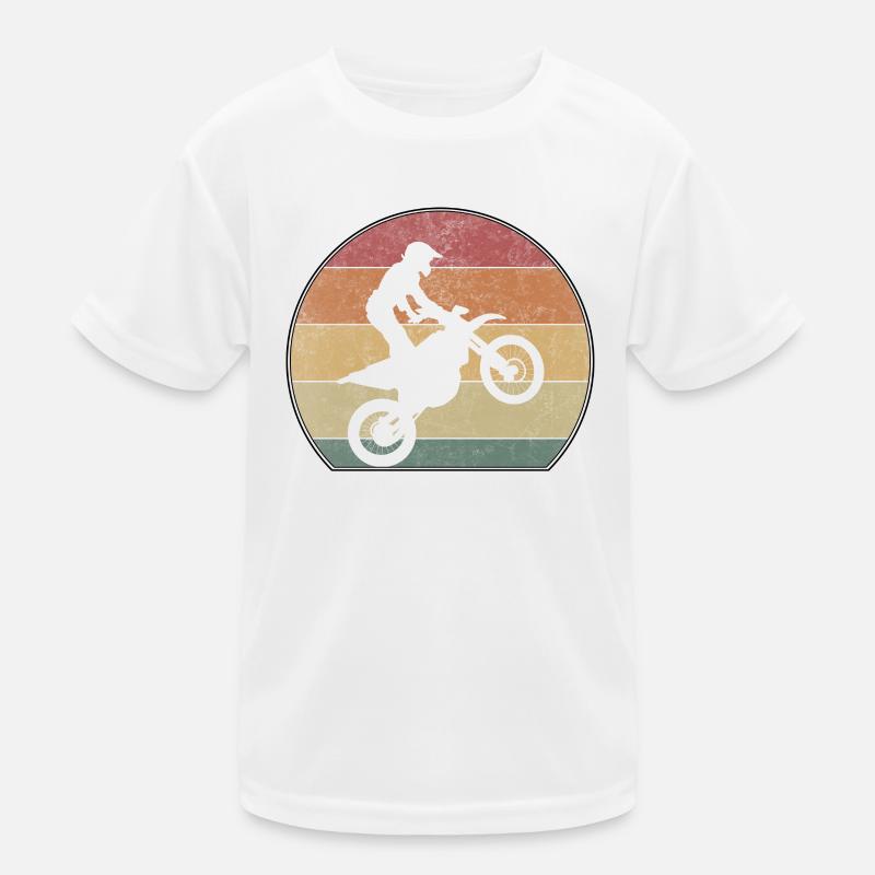 Rétro Motocross Sunset MX T-shirt sport Enfant