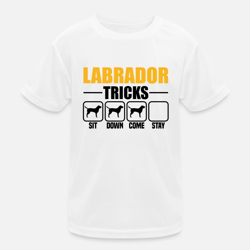 Labrador Tricks Kids Functional T-Shirt