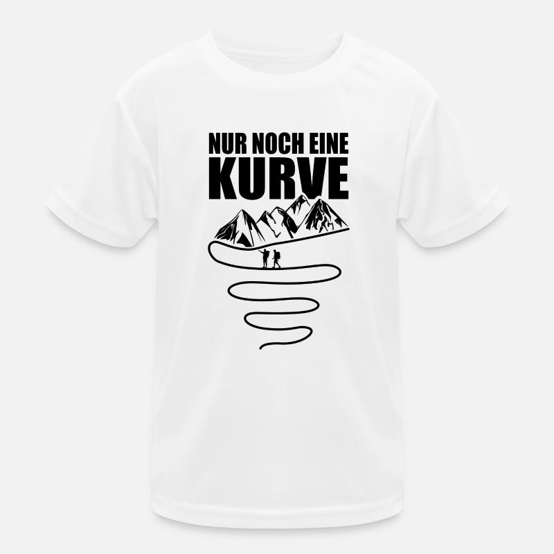 Nur noch eine Kurve Kinder Funktions-T-Shirt