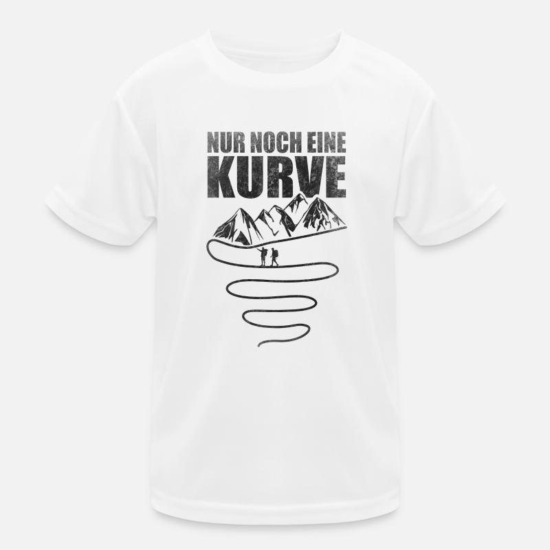 Nur noch eine Kurve Kinder Funktions-T-Shirt