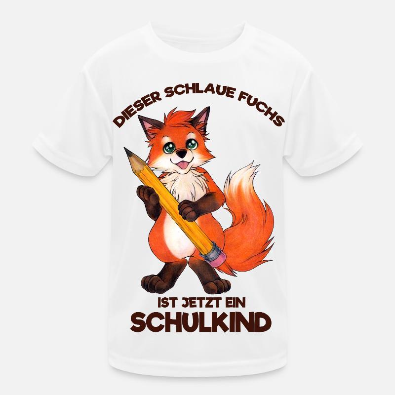Dieser Schlaue Fuchs ist jetzt ein Schulkind Kinder Funktions-T-Shirt