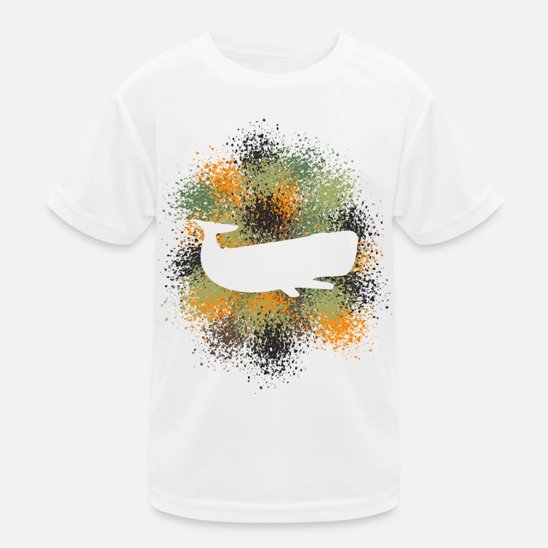 Sperm Whale Ocean Protector Kids Functional T-Shirt