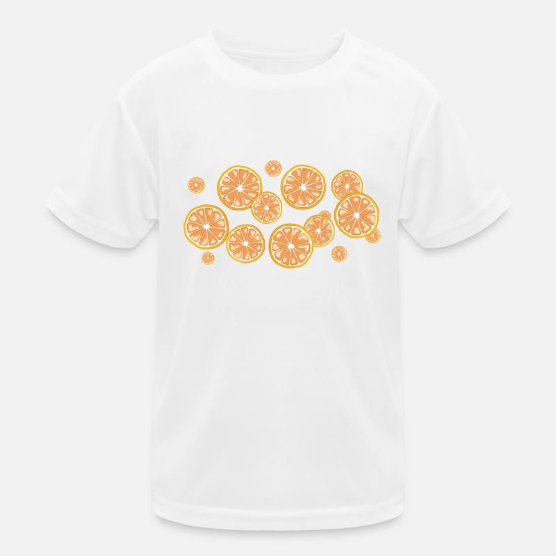 Der Duft der Blutorangen - Kinder Funktions-T-Shirt - Weiß