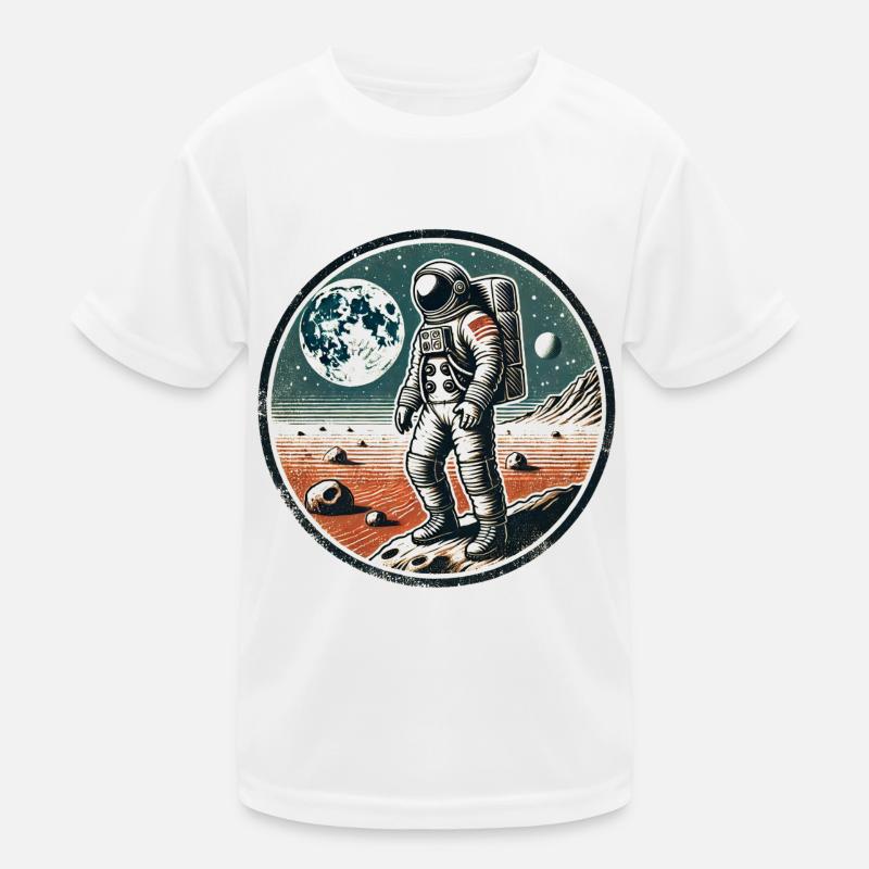Astronaut Kinder Funktions-T-Shirt