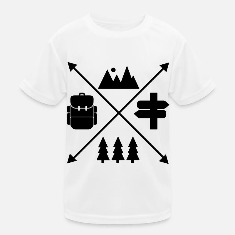 wandern Kinder Funktions-T-Shirt