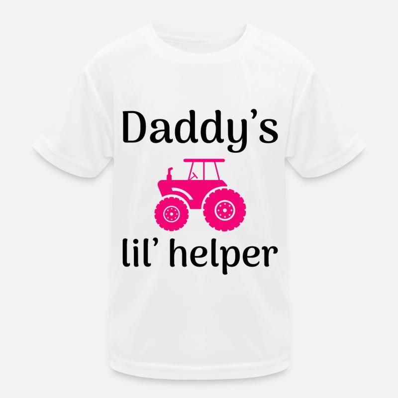 Kleiner Bauer Traktor Baby Junge Mädchen Lustiger Spruch Kinder Funktions-T-Shirt