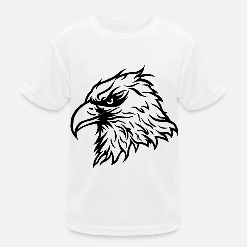 Cool Bald Eagle Eagle Kids Functional T-Shirt