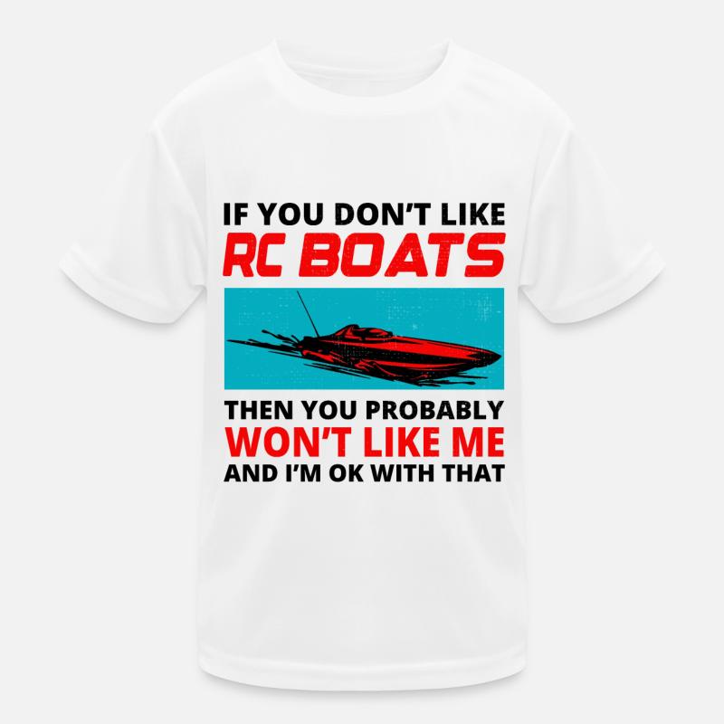Rc Boat Racing Course de hors-bord électrique T-shirt sport Enfant