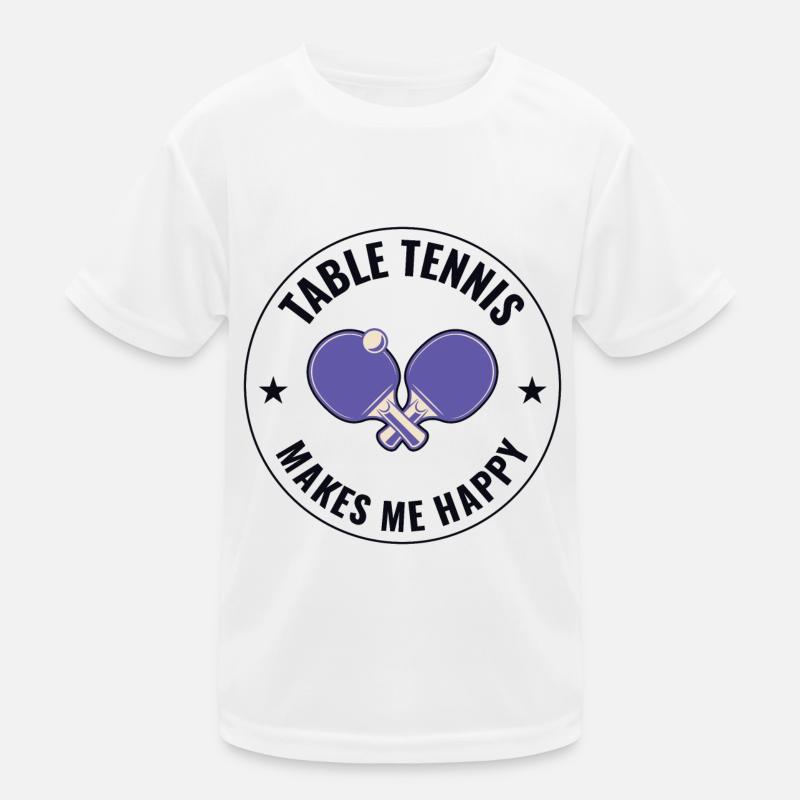 Ping Pong Master Table Tennis Coach Paddle Player Kids Functional T-Shirt