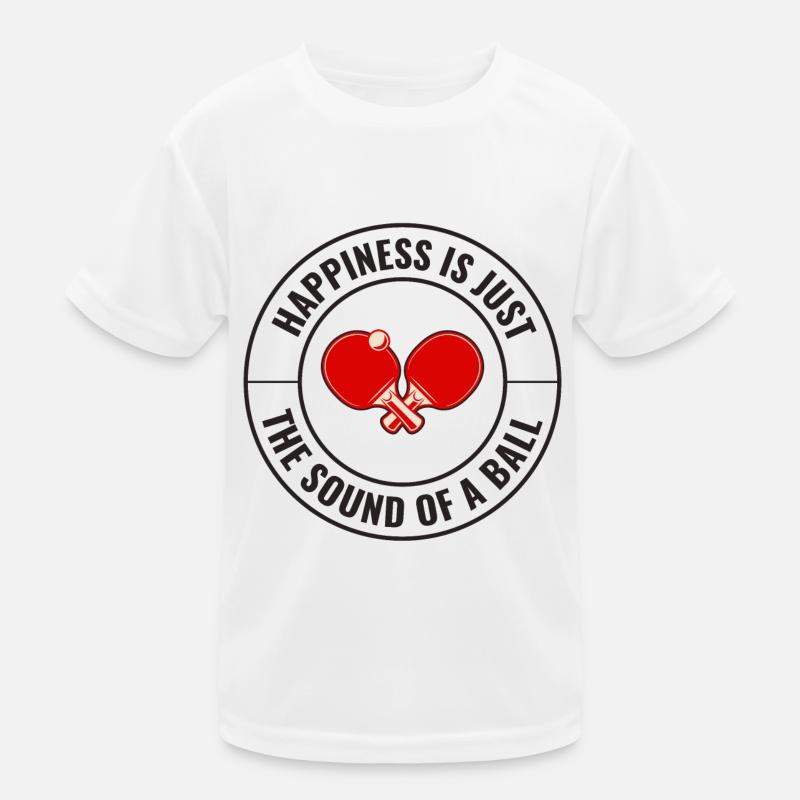 Ping Pong Master Table Tennis Coach Paddle Player Kids Functional T-Shirt