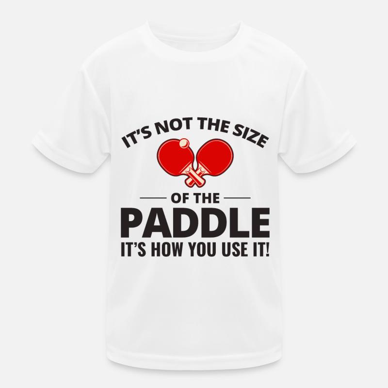 Ping Pong Master Table Tennis Coach Paddle Player Kids Functional T-Shirt