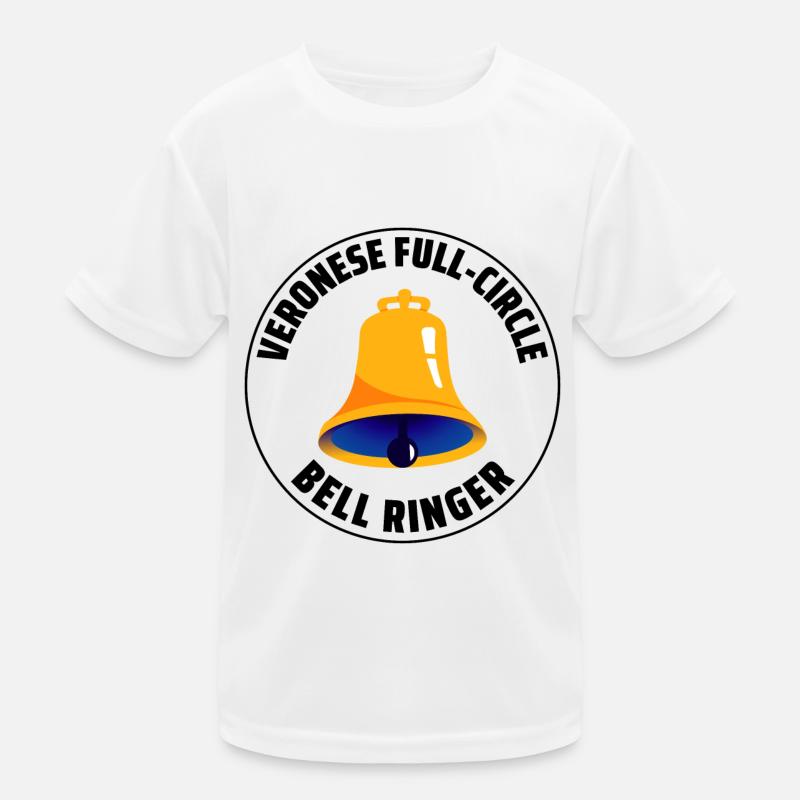 Veronese Full-Circle Bell Ringer Ringing Hobby Kids Functional T-Shirt