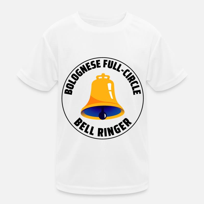 Bolognese Full-Circle Bell Ringer Ringing Hobby Kids Functional T-Shirt