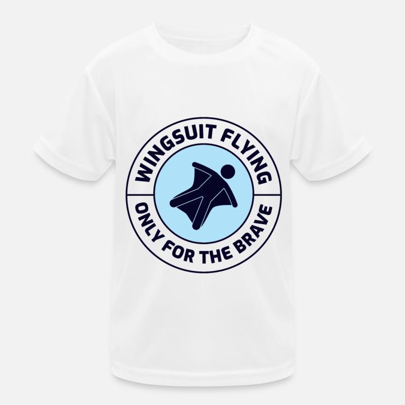Wingsuit flying Base Jumping Skydiving Wingsuiting Kids Functional T-Shirt