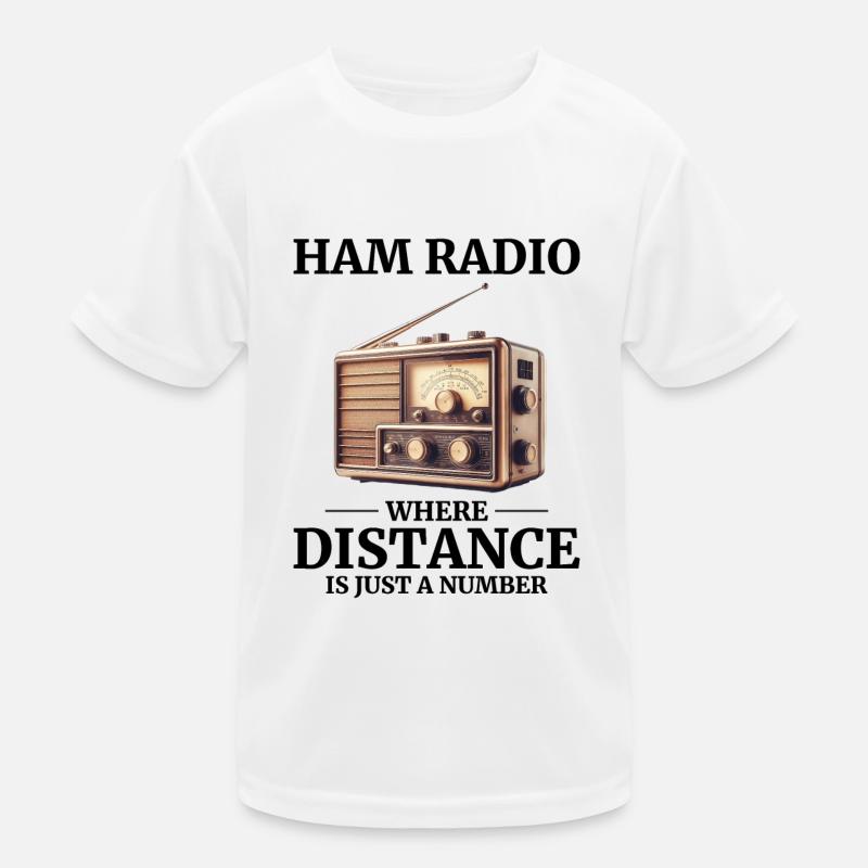 Vintage-Amateurfunker Kinder Funktions-T-Shirt