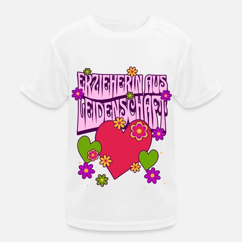 Erzieherin Kindergarten Kita Beruf Kindergärtnerin Kinder Funktions-T-Shirt