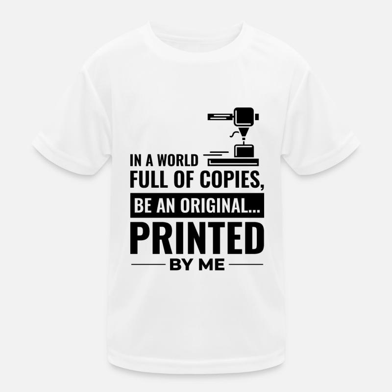 3D Printer 3D Printing Kids Functional T-Shirt