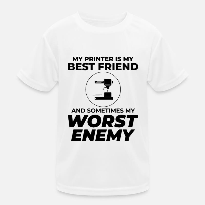 3D-Drucker 3D-Druck Kinder Funktions-T-Shirt