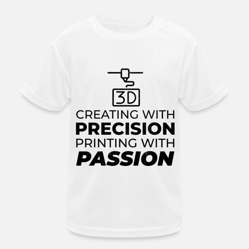 3D-Drucker 3D-Druck Kinder Funktions-T-Shirt