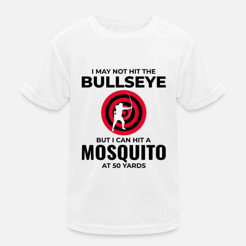 Archery Targets Archer Bullseye Shooting Sport Kids Functional T-Shirt