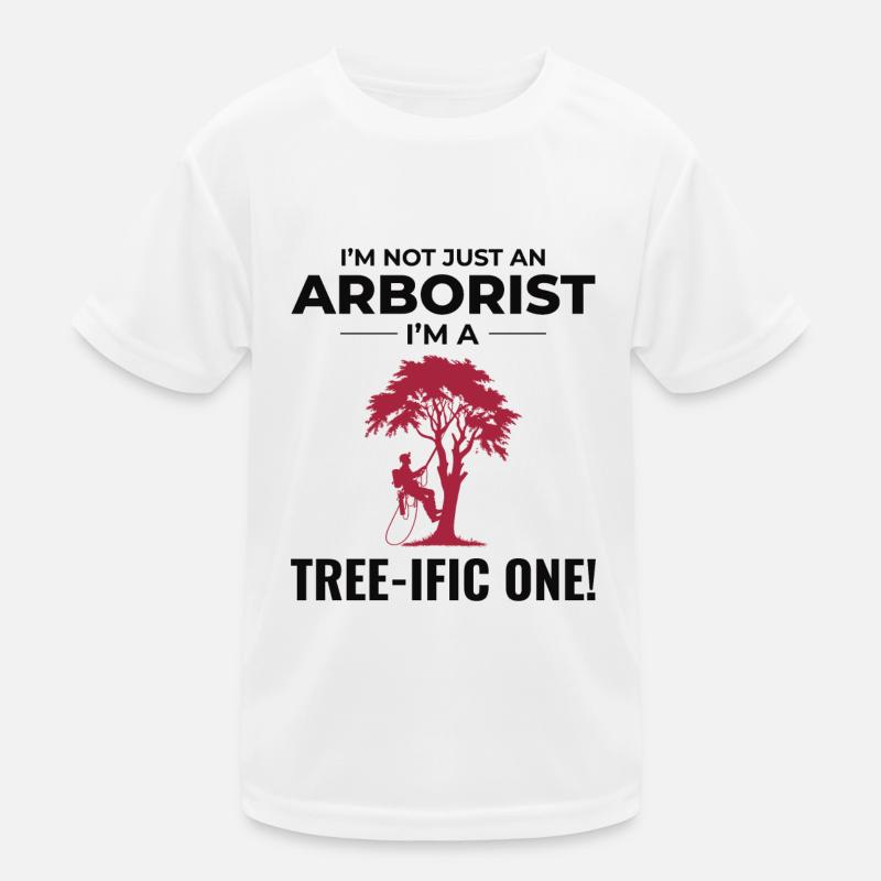Arborist Tree Surgeon Climber Climbing Trimmer Kids Functional T-Shirt