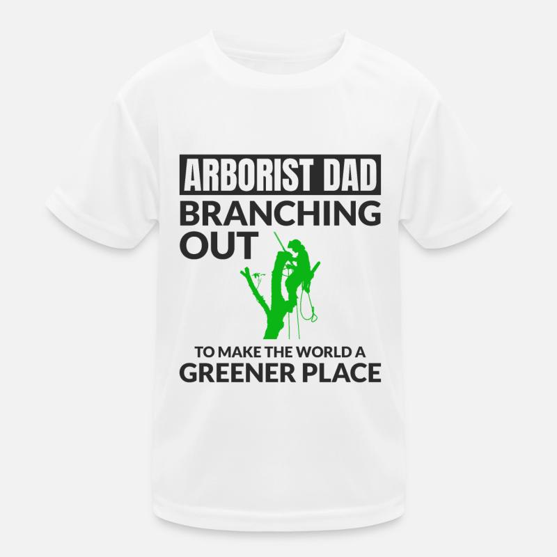 Baumpfleger Baumchirurg Kletterer Klettertrimmer Kinder Funktions-T-Shirt