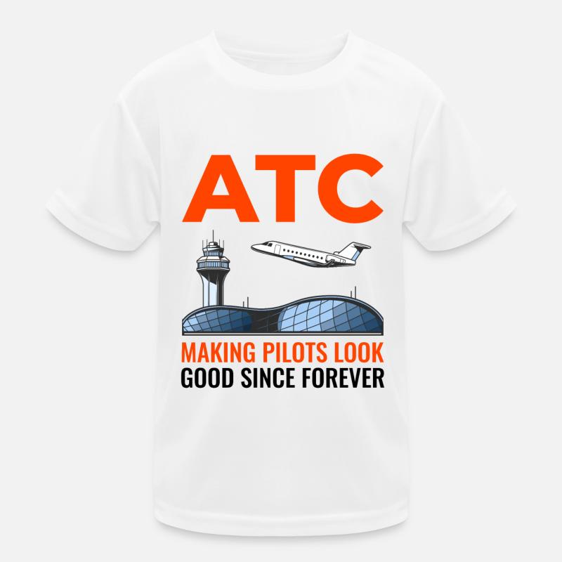 Fluglotse ATC Aviation Humor Flugzeug Kinder Funktions-T-Shirt