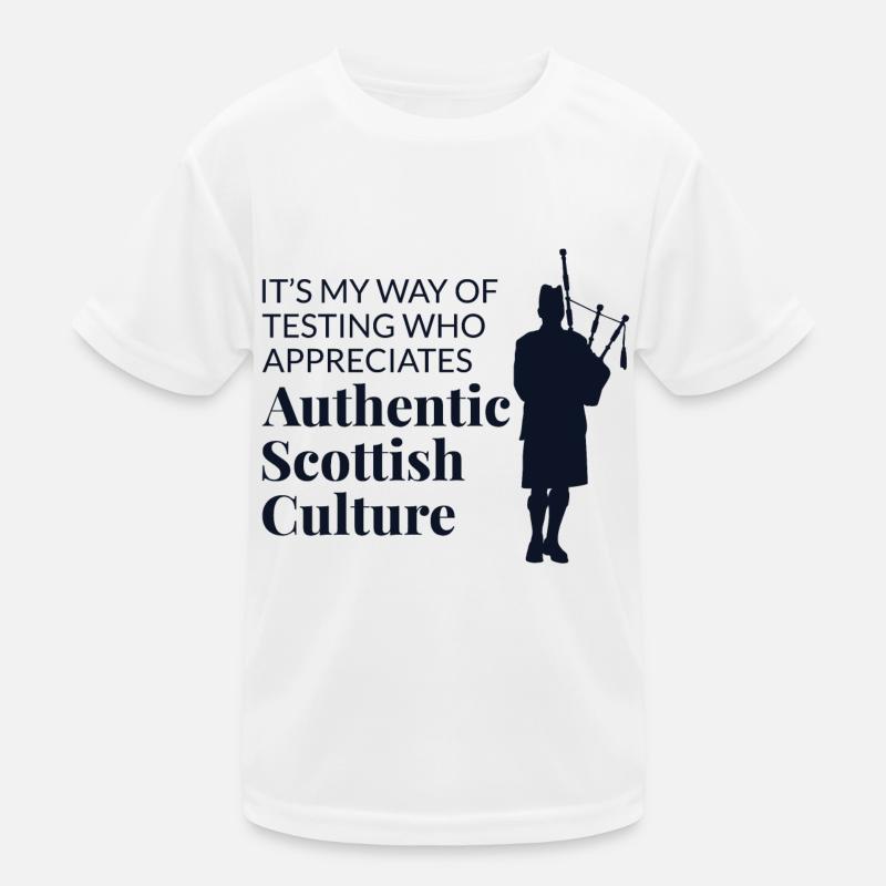 Bagpipe Player Instrument Scottish Scotland Music Kids Functional T-Shirt