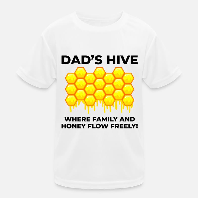 Honeybee Dad Beekeeper Beekeeping Insect Collector Kids Functional T-Shirt