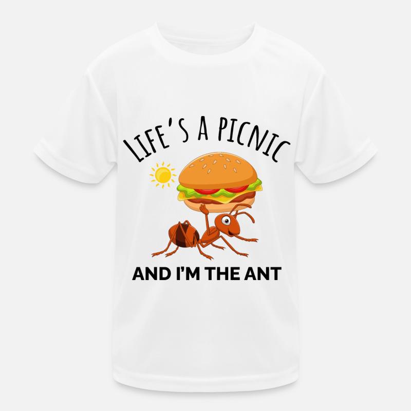 Gardien de fourmis Pique-Entomologiste Insecte Été T-shirt sport Enfant