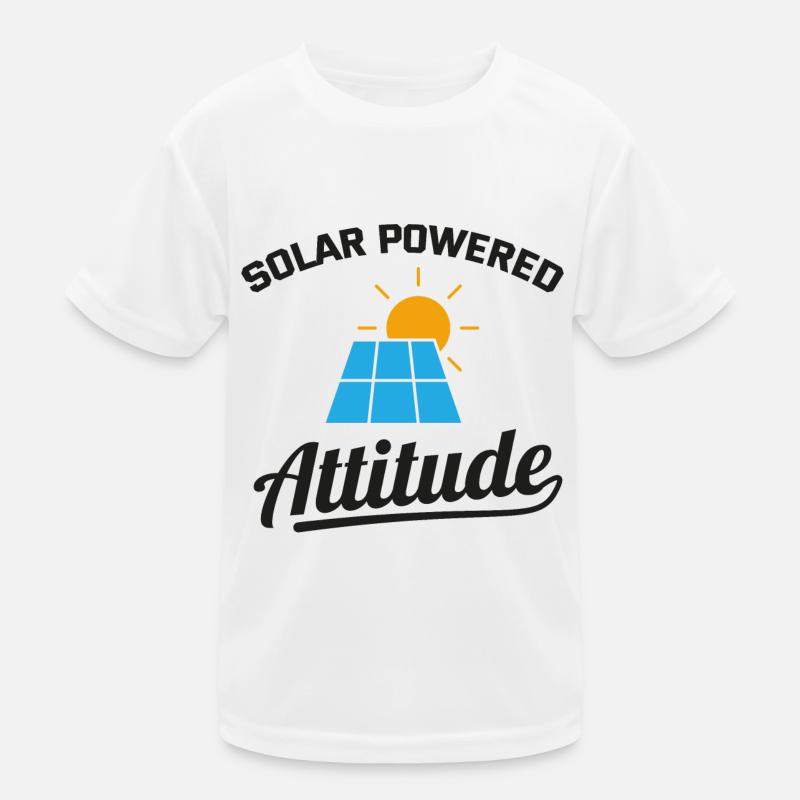 Électricien : Solar Powered Attitude T-shirt sport Enfant